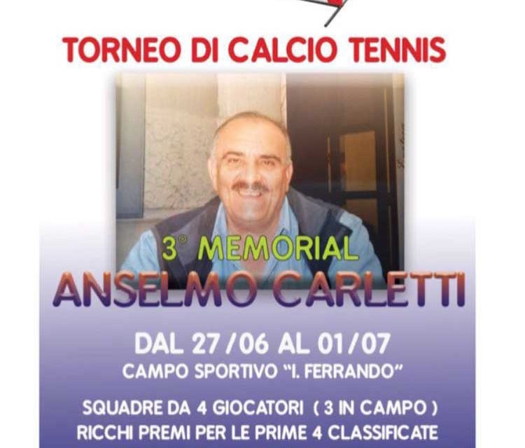 Terza edizione del “Memorial Anselmo Carletti”