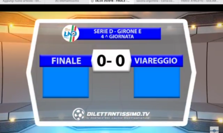 VIDEO: FINALE – VIAREGGIO 0-0. Serie D Girone E 2016/2017