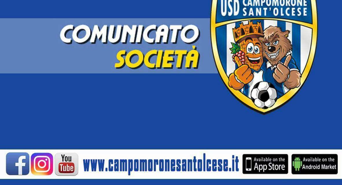 CAMPOMORONE: il punto di vista della società dopo la gara contro la CAIRESE