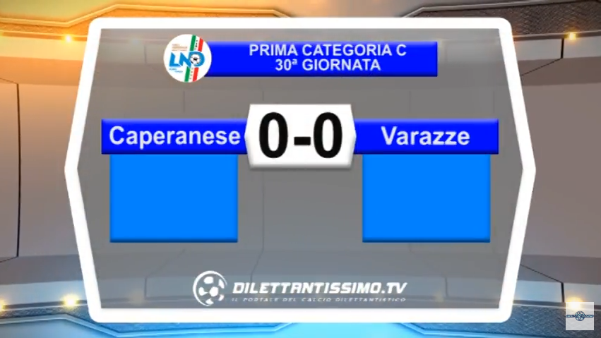 VIDEO – Prima Categoria C: Gli highlights di Caperanese-Varazze 0-0
