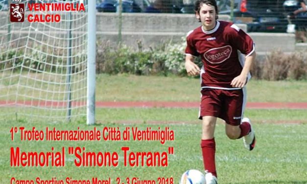 Domani e domenica via al 1° Memorial “Simone Terrana” al Morel di Ventimiglia