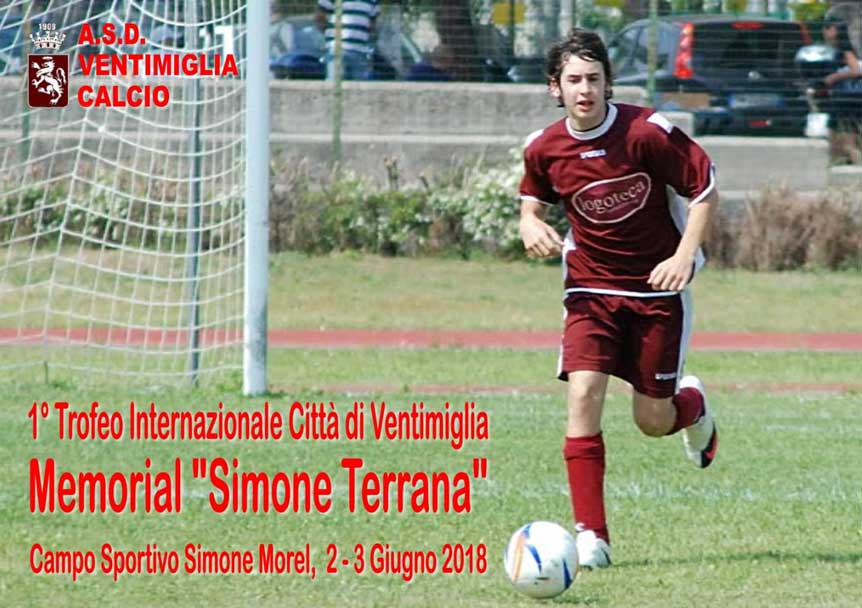 Domani e domenica via al 1° Memorial “Simone Terrana” al Morel di Ventimiglia