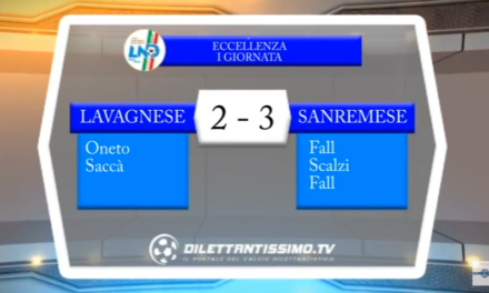 VIDEO – Serie D Girone A: Gli highlights di Lavagnese-Sanremese 2-3