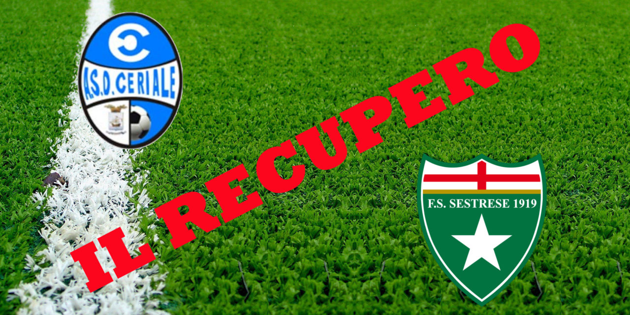 DIRETTA LIVE – Promozione A: Le formazioni e i marcatori del recupero Ceriale-Sestrese
