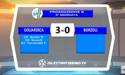 VIDEO – Promozione B: Il servizio di Goliardica-Borzoli 3-0