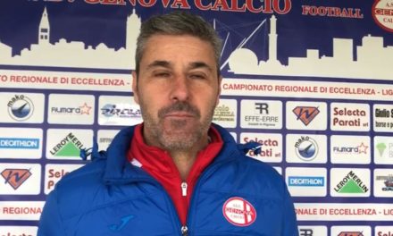Intervista post partita a Mister Balboni Genova calcio