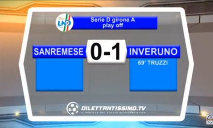 VIDEO: SANREMESE-INVERUNO 0-1 Highlights