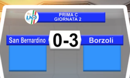 video – SAN BERNARDINO-BORZOLI 0-3: Highlights