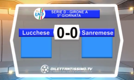 video – LUCCHESE-SANREMESE: Highlights