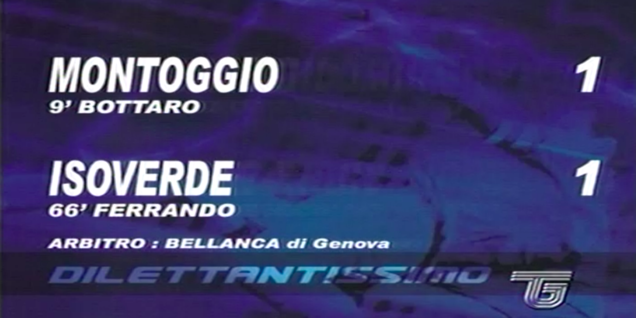 Accadde il… 2006/07: Montoggio-Isoverde 1-1