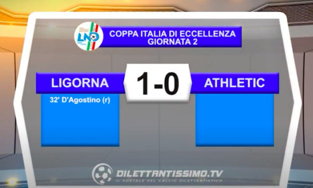Coppa Italia Eccellenza: Ligorna – Athletic club 1-0 gli highlights della partita