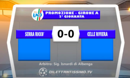 Serra Riccò-celle Riviera 0-0: gli highlights della partita e le interviste