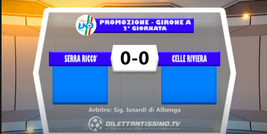 Serra Riccò-celle Riviera 0-0: gli highlights della partita e le interviste