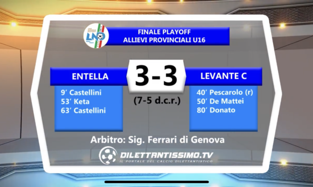 FINALE: ENTELLA- LEVANTE C 7-5 dcr