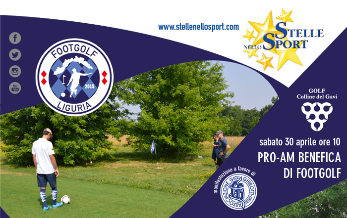 Sport e Footgolf Liguria insieme per Gigi Ghirotti Onlus