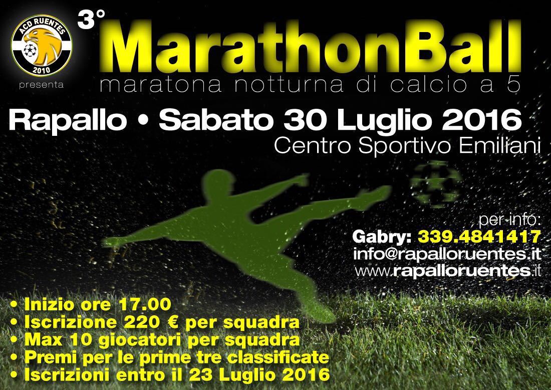 Torna la MARATHON BALL