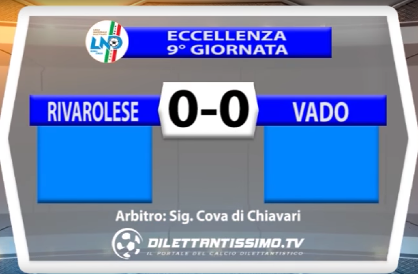 RIVAROLESE – VADO 0-0 | ECCELLENZA 9* giornata