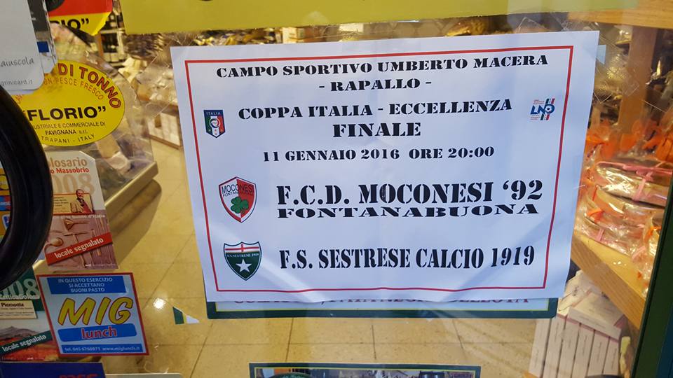 La Sestrese e la Coppa Italia, una love story da nozze d’argento