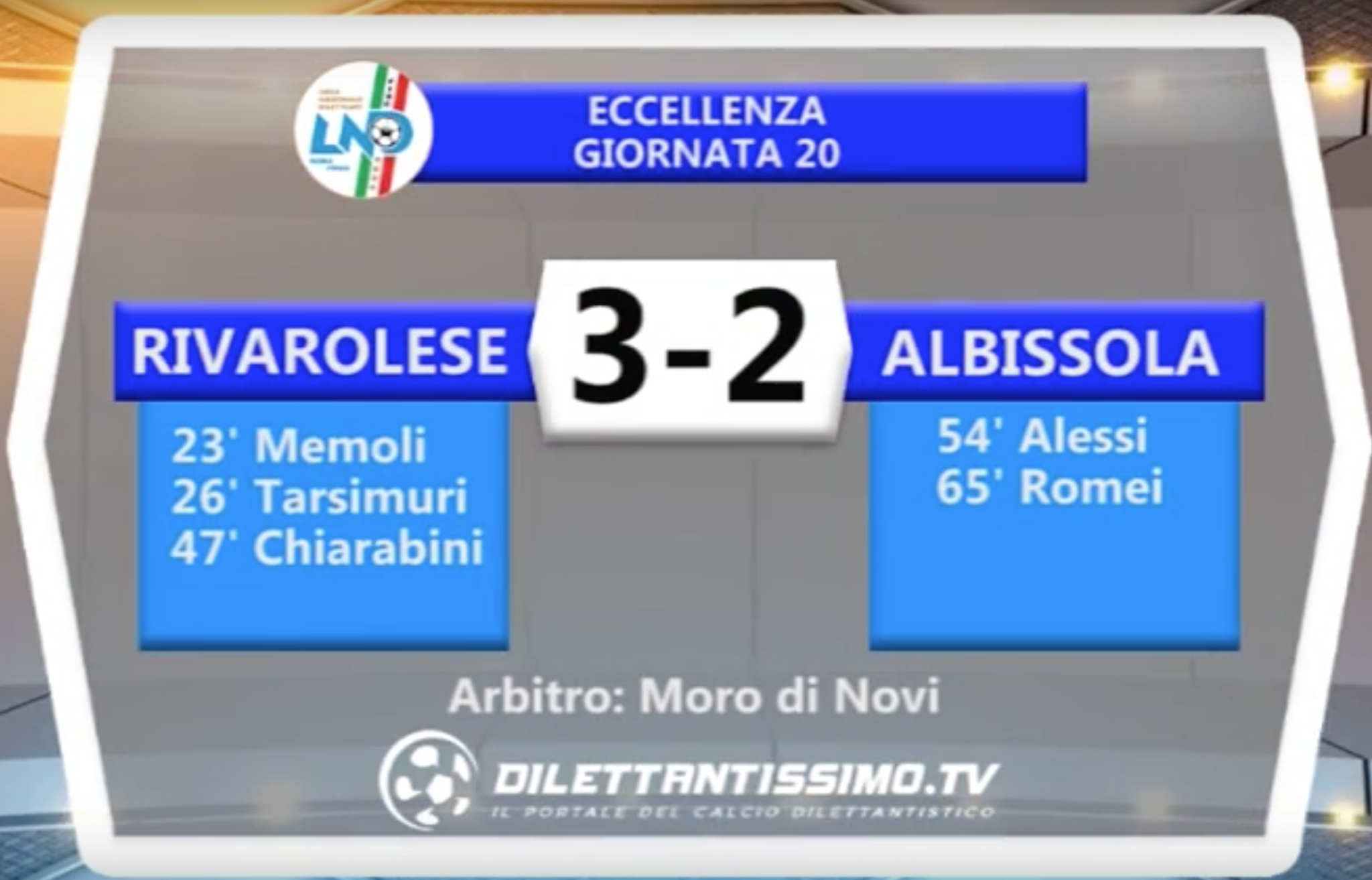 RIVAROLESE – ALBISSOLA 3-2 | ECCELLENZA