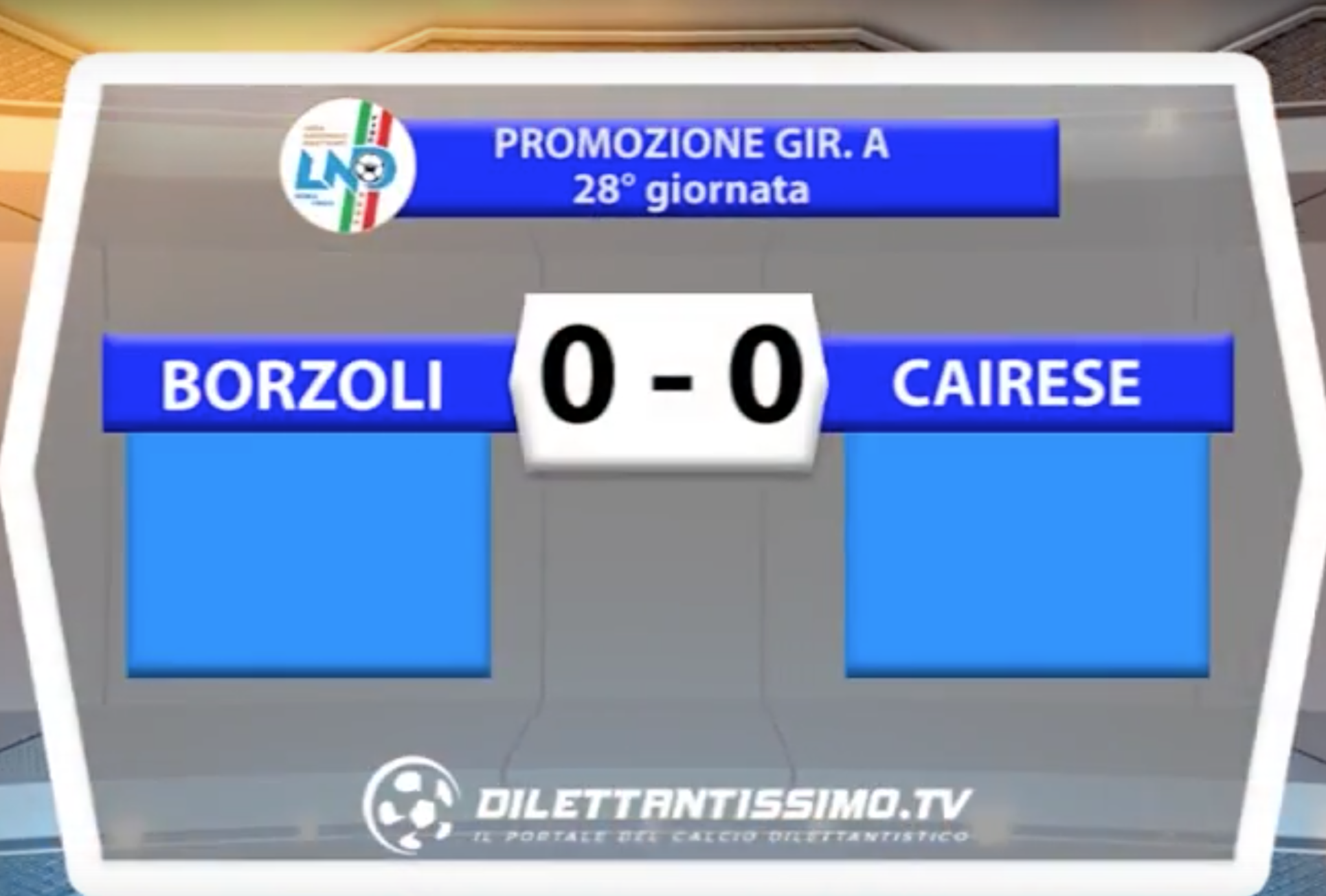 BORZOLI – CAIRESE 0-0 | PROMOZIONE GIR.A