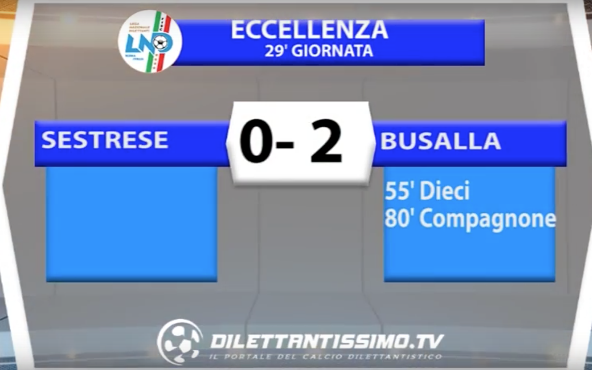 SESTRESE – BUSALLA 0-2 | ECCELLENZA
