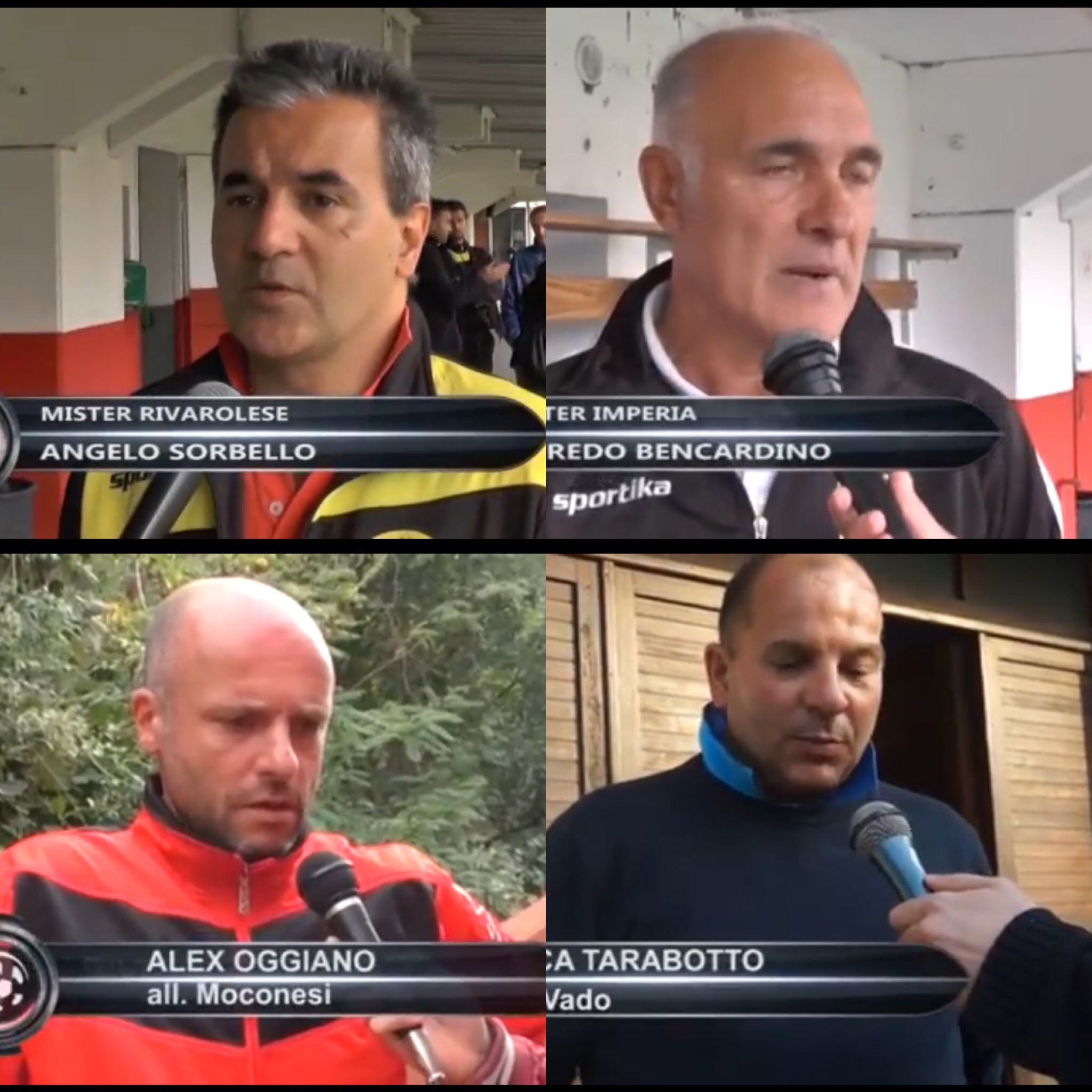 VIDEO. ECCELLENZA 3ª Giornata: le opinioni di: SCHIAZZA, OGGIANO, BENCARDINO,  SORBELLO e TARABOTTO. I filmati e la classifica