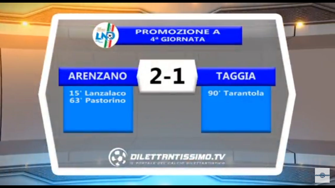 Video: ARENZANO- TAGGIA 2-1. Promozione A.