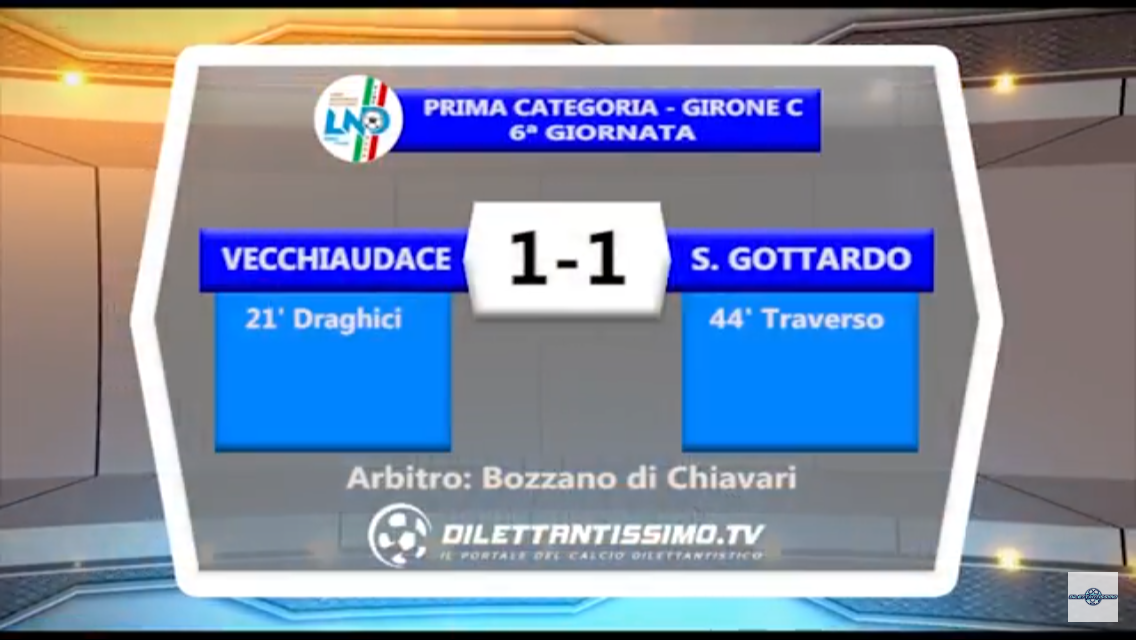 VIDEO:  VECCHIA Audace Campomorone -S.GOTTARDO 1-1