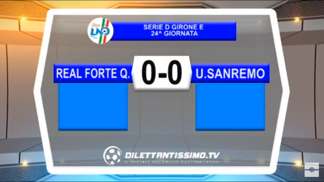 VIDEO SERIE D Girone E: Real Forte Querceta-Sanremese 0-0.