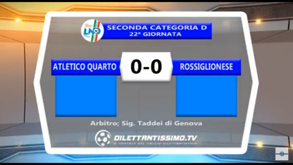 VIDEO: Atletico Quarto-Rossiglionese 0-0 + Interviste