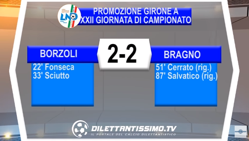 VIDEO – Promozione A: Gli highlights di Borzoli-Bragno 2-2