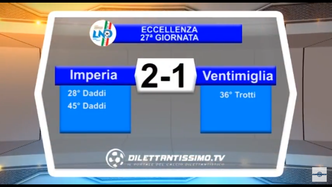 VIDEO: IMPERIA – VENTIMIGLIA 2-1. Moviola sul gol annullato