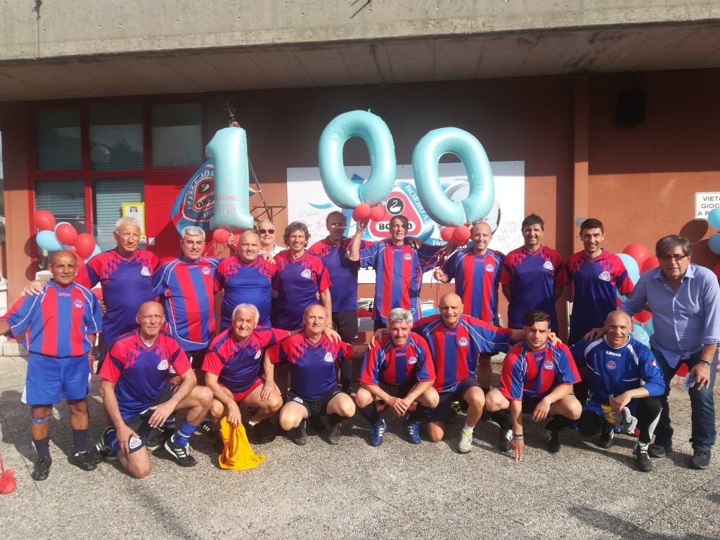 Cento di questi giorni, Molassana! Festa grande ieri al Ca de Rissi per il centenario rossazzurro