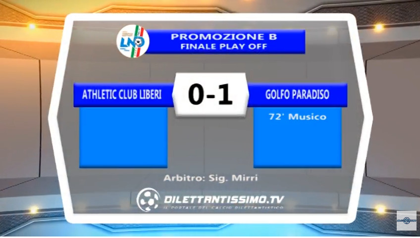 VIDEO Promozione B – Playoff: Gli highlights di Athletic Club-Golfo Paradiso