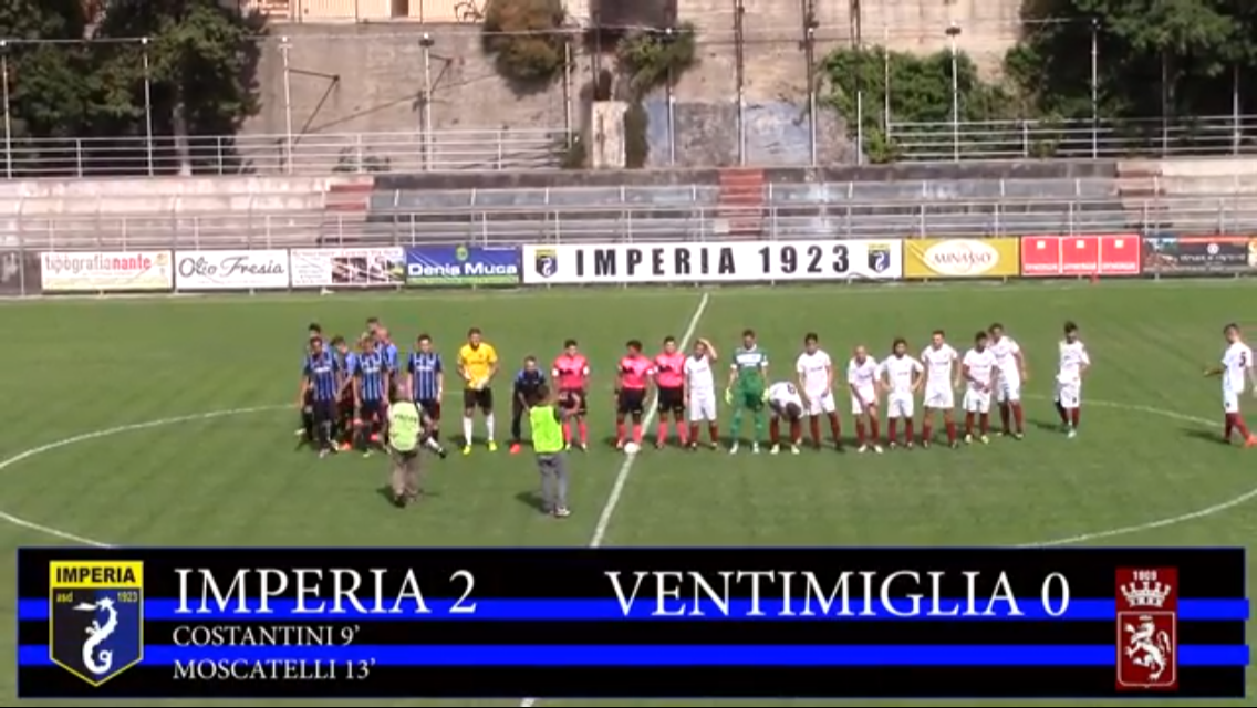 VIDEOSINTESI: IMPERIA VENTIMIGLIA 2-0