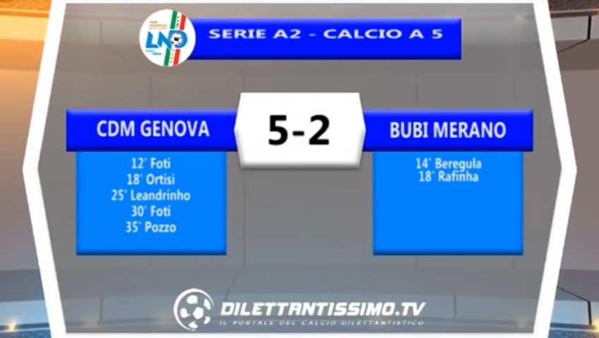 VIDEO – Il servizio di Cdm Genova – Bubi Merano 5-2