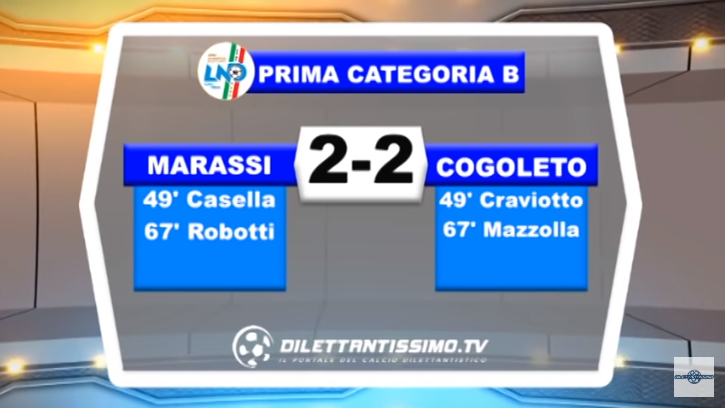 VIDEO – PRIMA C: Il servizio Tv di Marassi-Cogoleto 2-2