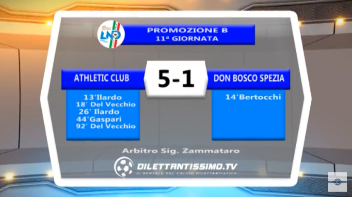 VIDEO – Promozione B: Il servizio di Athletic Club-Don Bosco Spezia 5-1