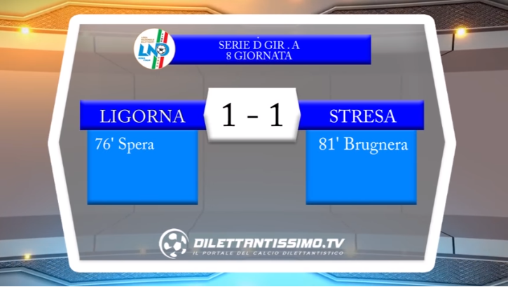 VIDEO – SERIE D: Il servizio di Ligorna-Stresa 1-1