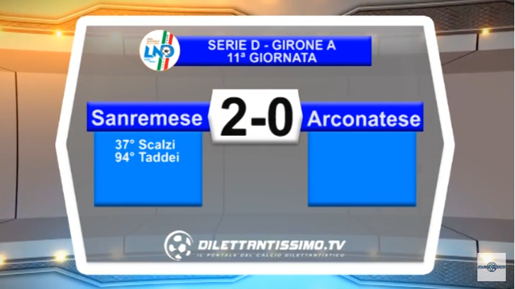 VIDEO – Serie D: Il servizio di Sanremese-Arconatese 2-0