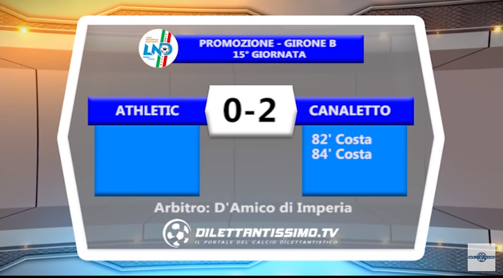 VIDEO – Promozione B: Il servizio di Athletic Club-Canaletto 0-2