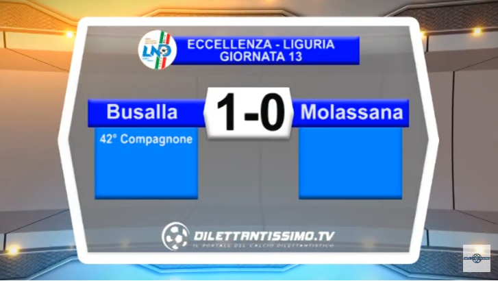 VIDEO – Eccellenza: Il servizio di Busalla-Molassana 1-0