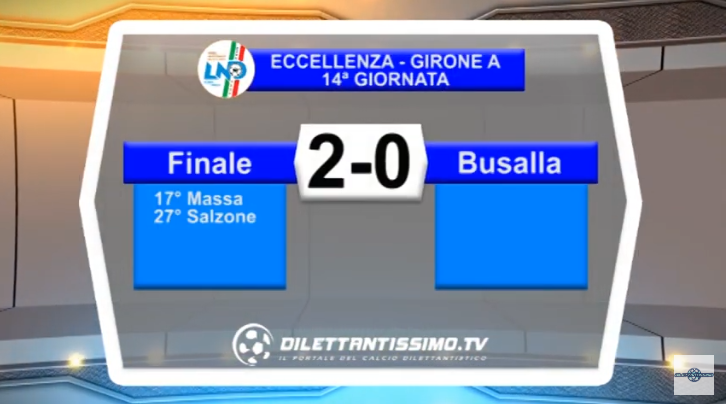 VIDEO – Eccellenza:Il servizio di Finale-Busalla 2-0