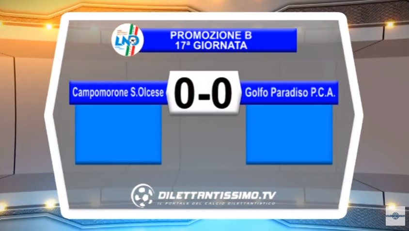 VIDEO – Promozione B: Il servizio di Campomorone SO-Golfo Paradiso PRCA 0-0