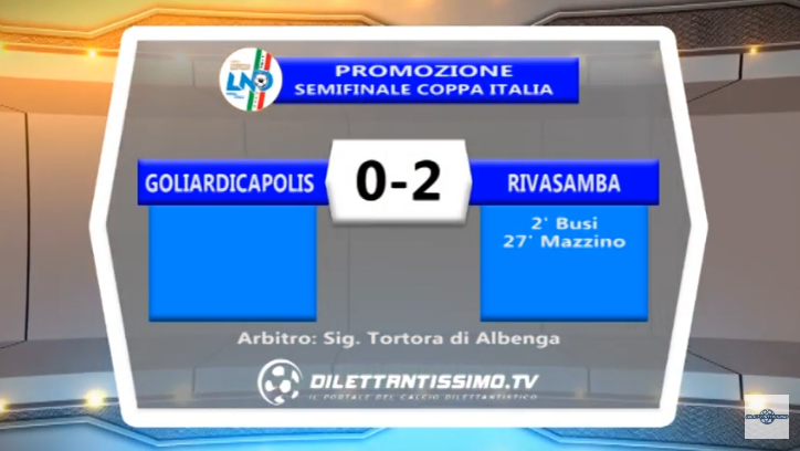 VIDEO – Coppa Italia di Promozione: Il servizio di Goliardica-Rivasamba 0-2