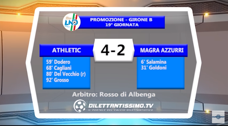 VIDEO – Promo B: Il servizio di Athletic Club-Magra Azzurri 4-2