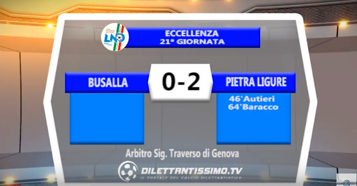 VIDEO – Eccellenza: Il servizio di Busalla-Pietra Ligure 0-2