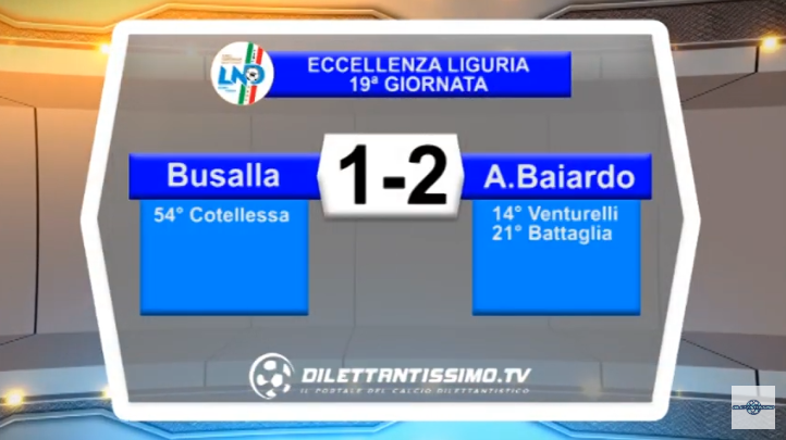 VIDEO – Eccellenza: Il servizio di Busalla-Baiardo 1-2