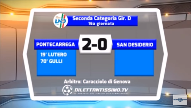 VIDEO – Prima B: Il servizio di Pontecarrega-San Desiderio 2-0