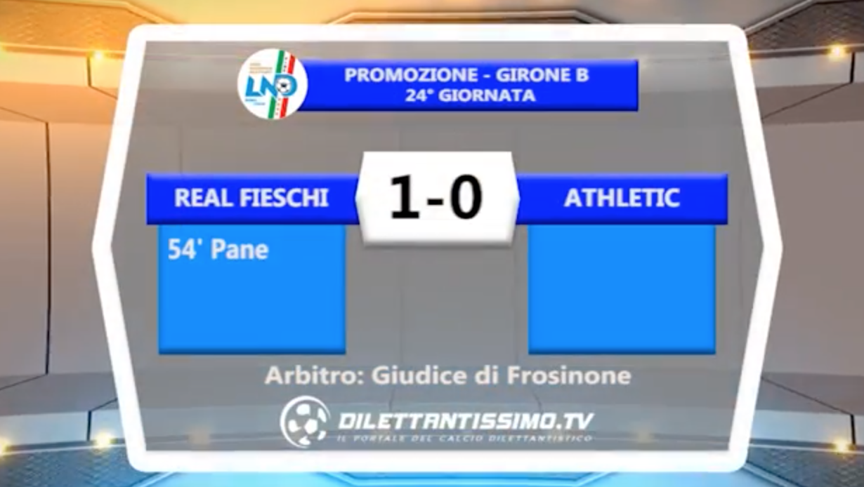 VIDEO – PROMO B: il servizio di REAL FIESCHI-ATHLETIC CLUB 1-0